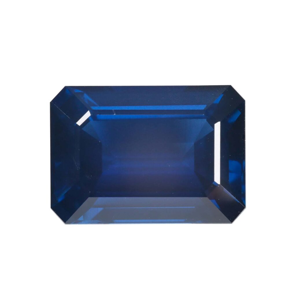 Zaffiro ottagonale 9x13mm 7.03 Ct.