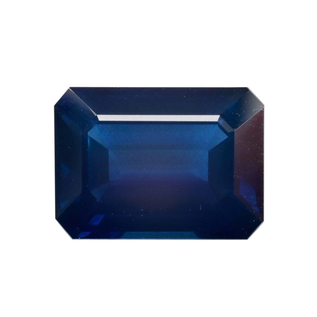 Zaffiro ottagonale 9x11mm 4.63 Ct.