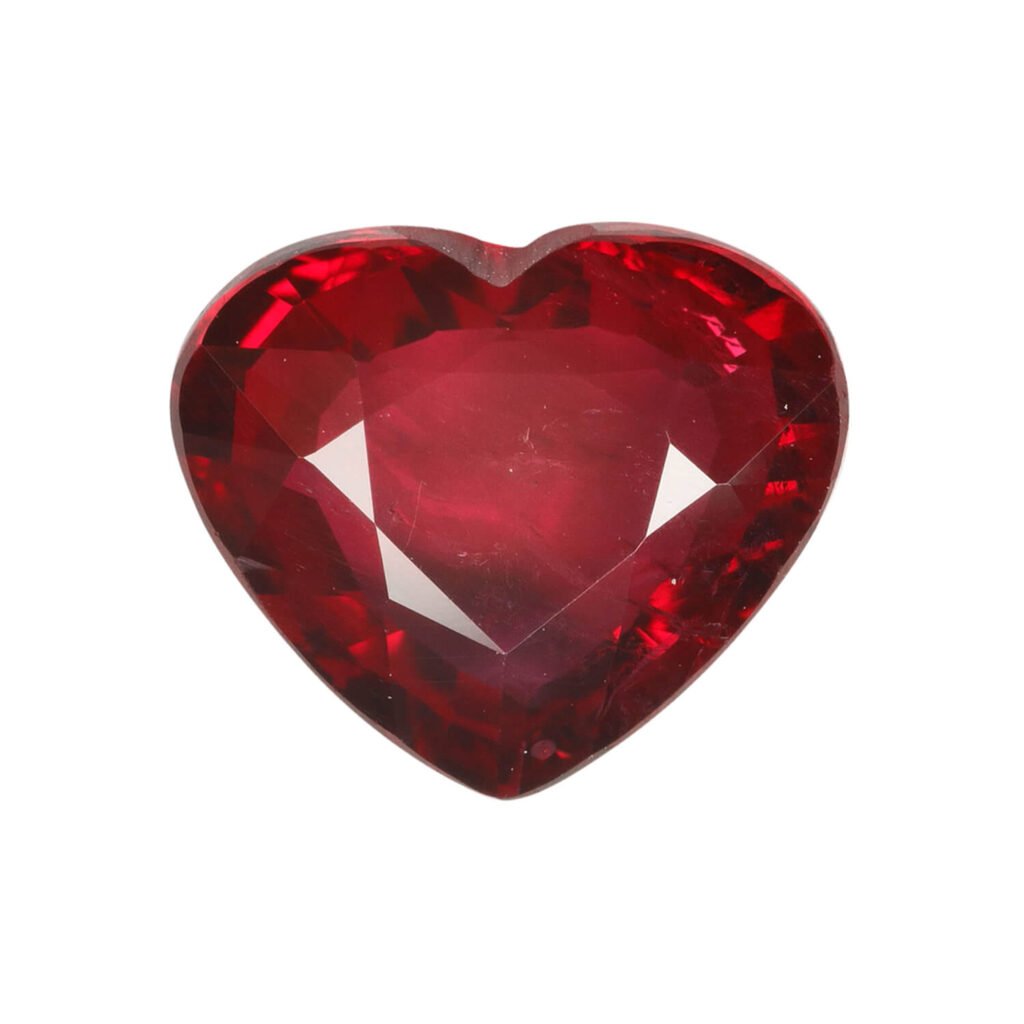 Rubino Cuore 9mm 2.13 Ct.