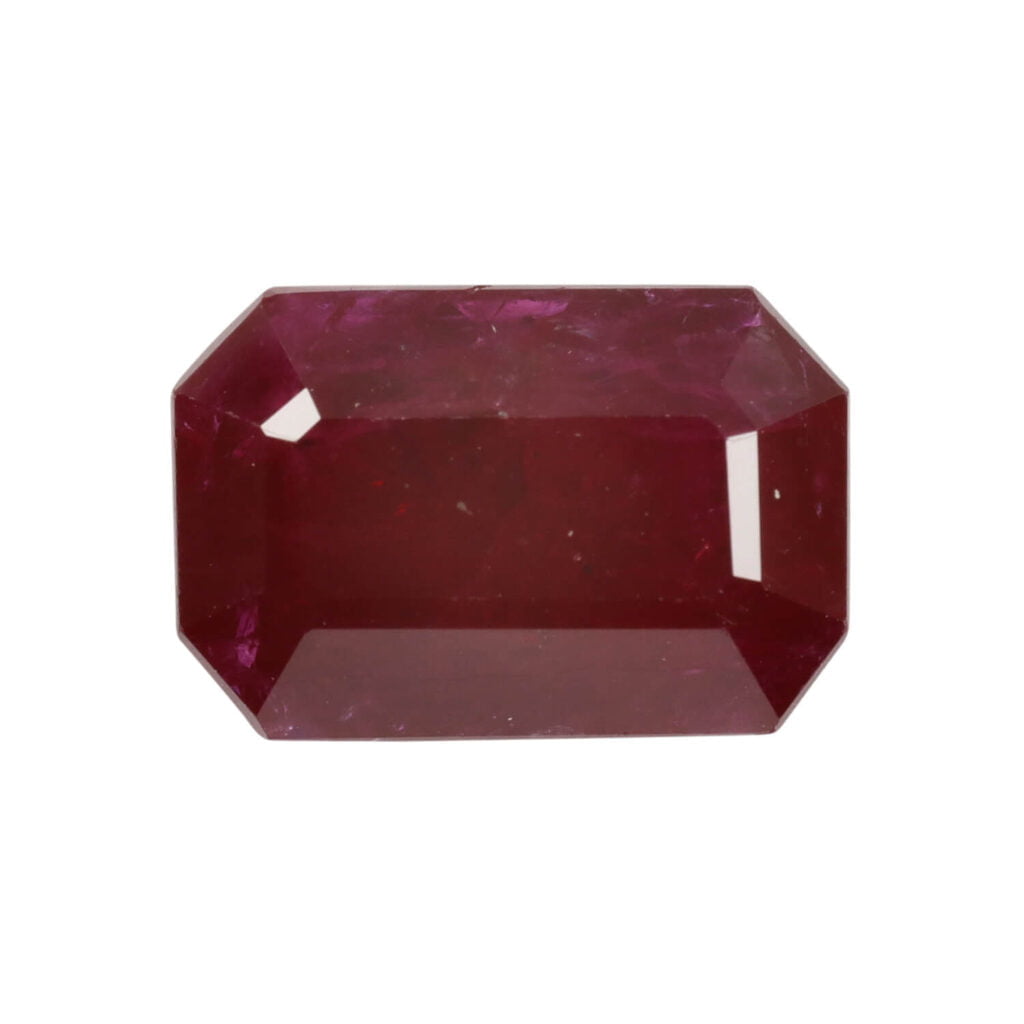 Rubino Ottagonale 7x11mm 3.93 Ct.