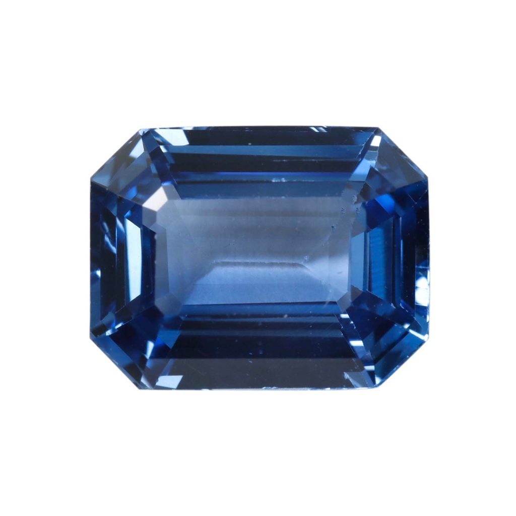 Zaffiro ottagonale 7x9mm 3.36 Ct.