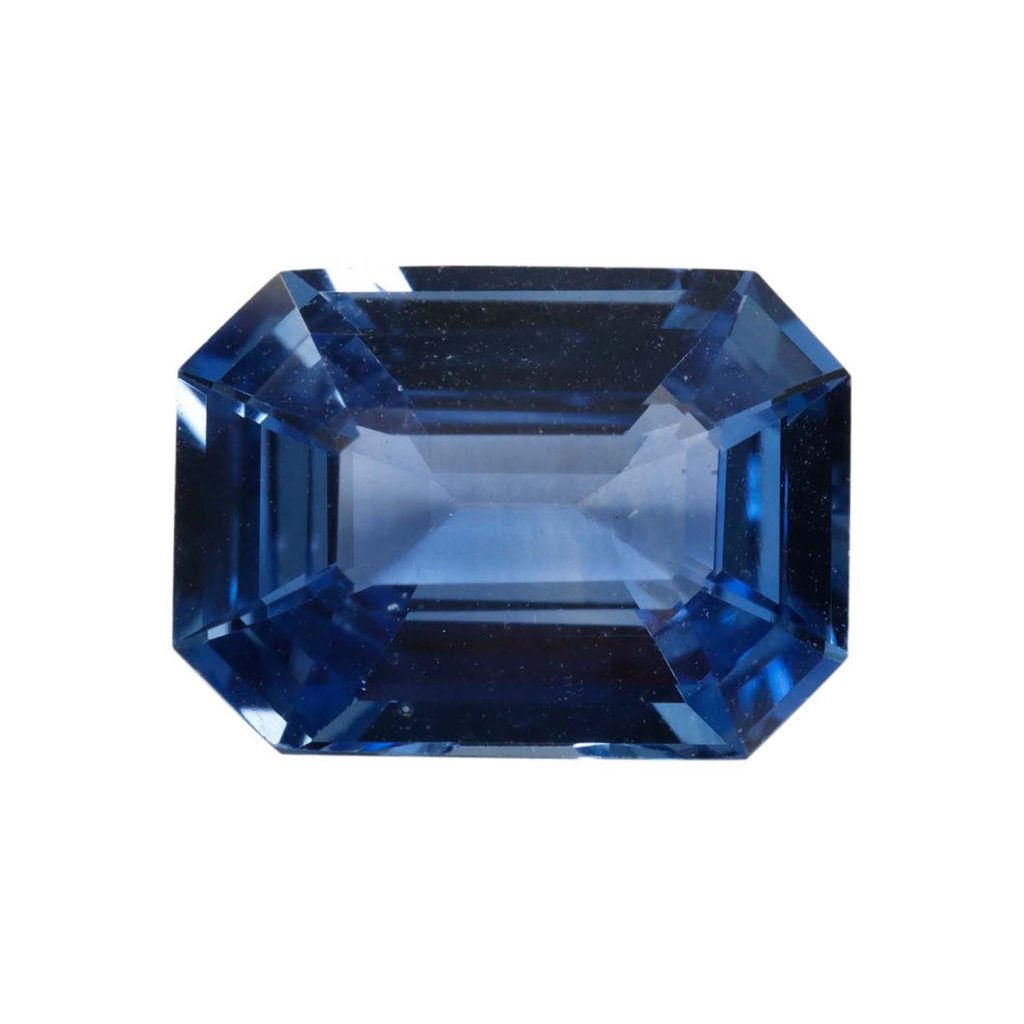 Zaffiro ottagonale 6x8mm1.52 Ct.